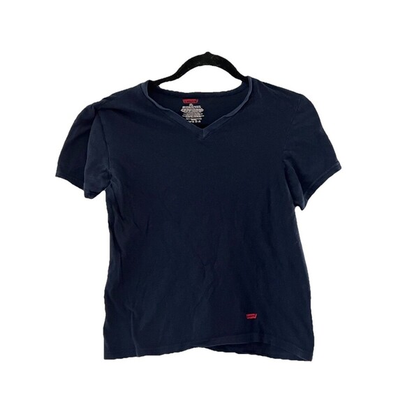 Levi’s T-Shirt Men Size Small Blue V-Neck…#2727 - Picture 1 of 3